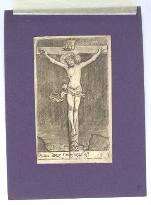 "Amor meus Crucifixus est." (kleines Andachtsbild)