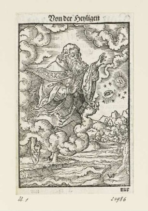 Schöpfung, aus: "Passio unsers Herren Jhesu Christi", Nürnberg 1553, S. A4 verso