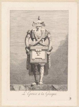 L' Epoux à la Grecque, aus der Folge "Mascarade à la Grecque", Bl. 7