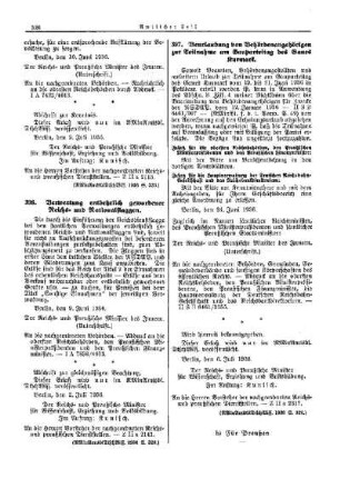 Beurlaubung von Behördenangehörigen zur Teilnahme am Gauparteitag des Gaues Kurmark : [Allgemeine Verwaltungssachen] ; [Für das Reich] ; [Amtliche Erlasse] ; [Amtlicher Teil]