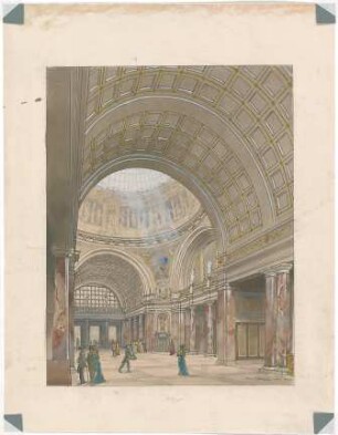 Thiersch, Friedrich von; Wiesbaden; Kurhaus - Wandelhalle (Perspektive)