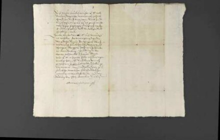 Pfalzgraf Ottheinrich benachrichtigt Herzog Christoph von Württemberg über die Verhandlungen zwischen Kaiser Ferdinand I. und Markgraf Albrecht II. Alcibiades von Brandenburg-Kulmbach.