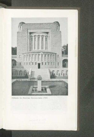 Rückseite des Dresdener Krematoriums (1909)