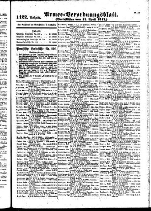 1422.Ausgabe. Donnerstag, 12. April 1917