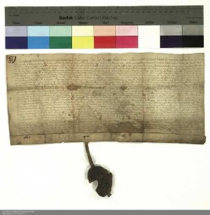 Balthasar [von Dernbach], Abt von Fulda und Inhaber der Propstei Johannesberg, verleiht ein Hintersiedelgut in Zell