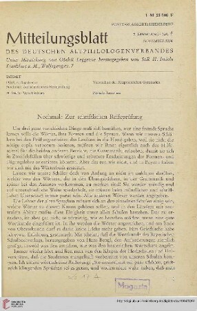 7: Nochmal: Zur schriftlichen Reifeprüfung