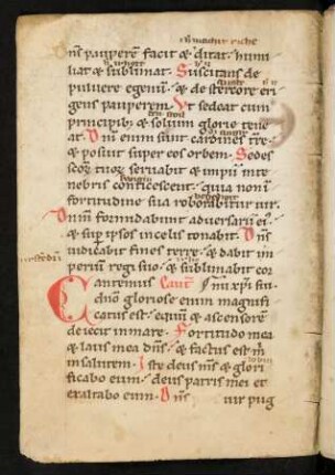 Canticum Moysis I