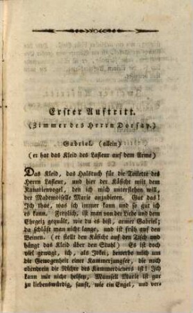 Rückwürkung : Lustspiel in einem Akte