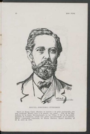 [Retrato de] Miguel Jeronimo Gutierrez