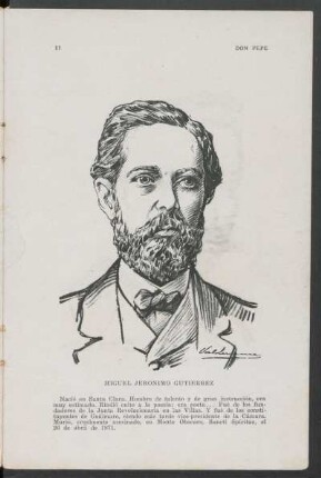 [Retrato de] Miguel Jeronimo Gutierrez