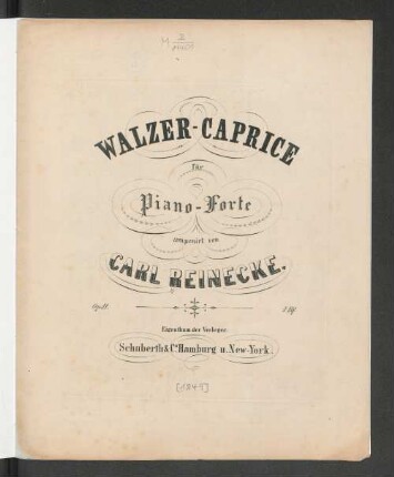 Walzer-Caprice : für Pianoforte ; op. 11