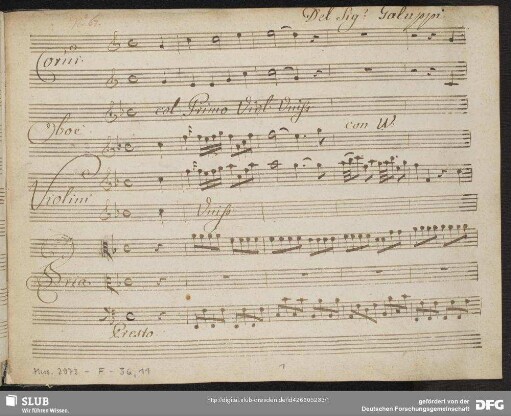 Tu questo cor vorresti - Mus.2973-F-36,11 : A, orch, bc; F