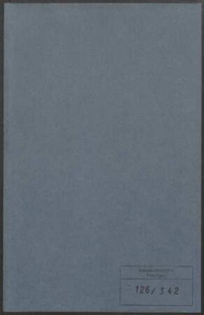 Ernst Koken (1860-1912). Personalakte des Lehrkörpers : Akte betreffend Ernst Koken, ordentlicher Professor für Geologie und Mineralogie
