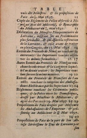 Actes et mémoires des negociations de la paix de Ryswick, 2
