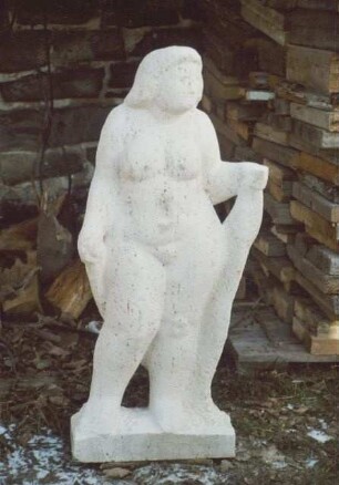 Frau mit Tuch
