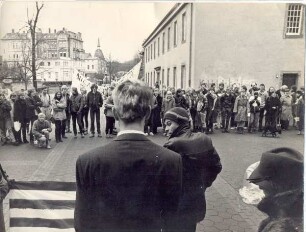 Anti-Nato-Demo an der Ameide. Detmold