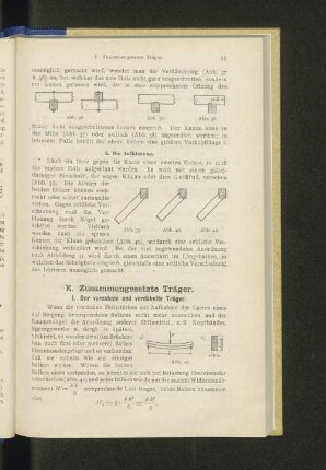 E. Zusammengesetzte Träger.