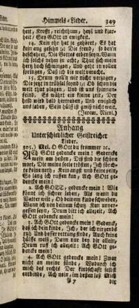 349-364, 305.) Ach Gott bedencke mein! ... - 317.) Ich hab in Gottes Herz und Sinn ...