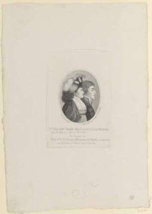 Doppelbildnis der Anna Elisabeth Louise von Preußen und des F. W. H. Ferdinand von Preußen
