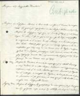 Brief von Luigi Configliachi an David Heinrich Hoppe