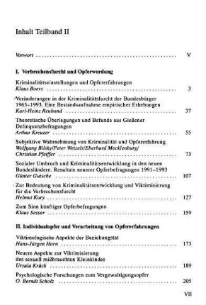 Inhalt Teilband II