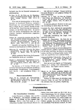 Programmschau : Deutsch-Österreich 1903