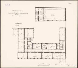 Kunstgewerbe- und Handwerkerschule, Berlin-Charlottenburg: Grundriss 2. Obergeschoss 1:100