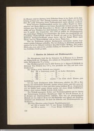 7. Munition für Infanterie und Maschinengewehre