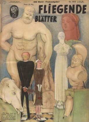 "Tja, siehste, Paul, der Herkules imponiert dir nun"