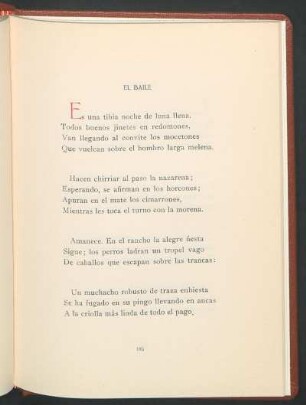 El baile