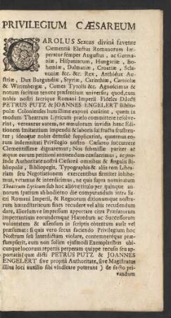 Privilegium Caesareum
