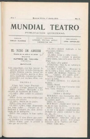1914000600: El robo de anoche : juguete cómico en un acto y en prosa