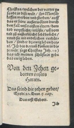 Das seind die zehen gebot ...