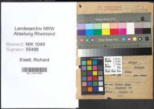Entnazifizierung Richard Eiselt , geb. 01.12.1886 (Anstreichermeister)