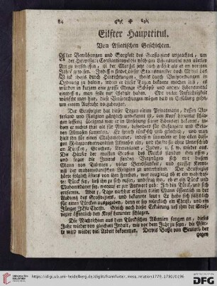 Eilfter Haupttitul: Von Asiatischen Geschichten