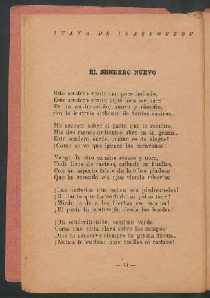 El sendero nuevo