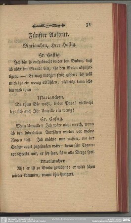 Fünfter Auftritt [Sechster Auftritt]