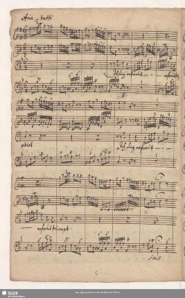 Aria: Ich sing' erfreut Triumph
