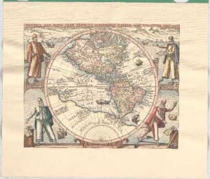 America Sive Novvs Orbis Respectv Evropaeorvm Inferior Globi Terrestris Pars