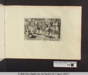 Wettlauf von Hippomenes und Atalanta.