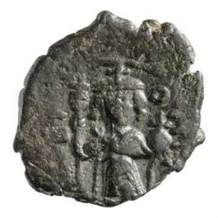 Münze, Follis, 641 - 668