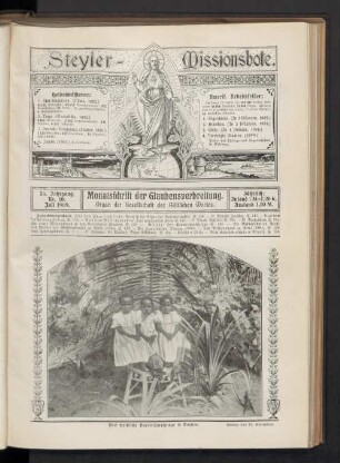 36. Jahrgang. Nr. 10. Juli 1909