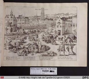 Die Plünderung der Stadt Mecheln durch spanische Truppen, 1. Oktober 1572.