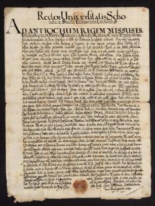 Todesanzeige der Sibylla Agnes, Tochter des verstorbenen Prof. Dr. Karl Bardili, und der Regina Bardilina, 1651.