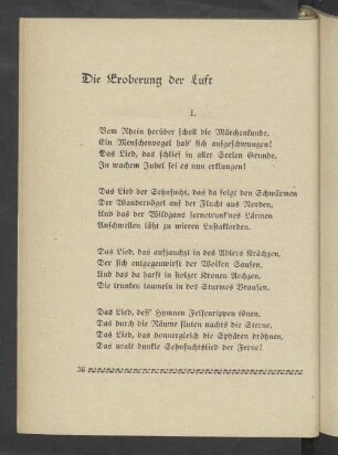 Die Eroberung der Luft
