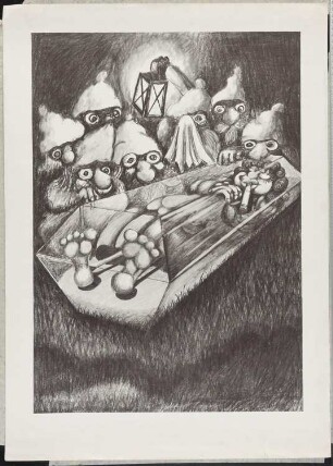 Druck des Künstlers Artur Märchen, o.T.