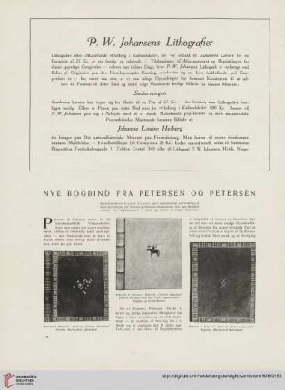 3.1926: Nye Bogbind fra Petersen og Petersen