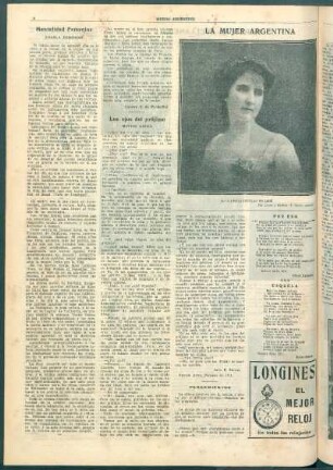 La mujer argentina [Fotografía] : Señora Emilia Bustillo de Cané