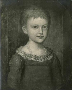Kinderbildnis.Gemälde von J. Schlessinger