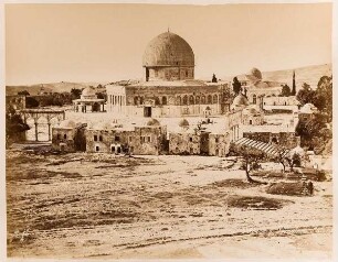 285 - Vue generale de l'emplacement du Temple de Salomon à Jérusalem - Palestine